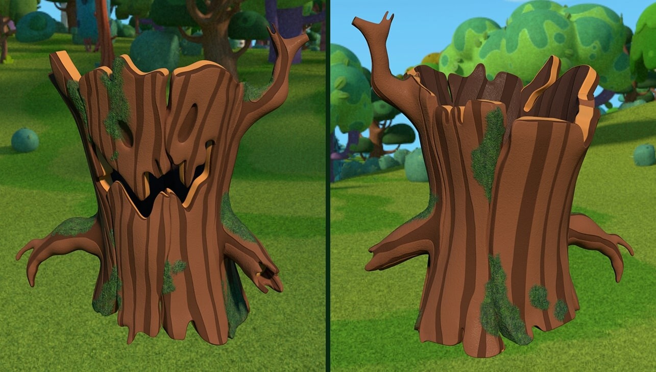 UV layout, texturing and shading breakdown
