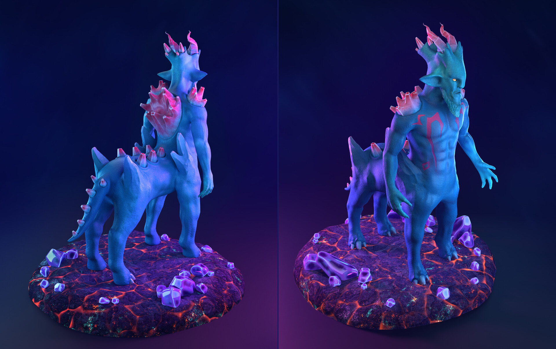 3D character — full pipeline sculpt and texture